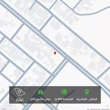 أرض للبيع في شارع الغاط, حي الجنادرية, مدينة الرياض, منطقة الرياض