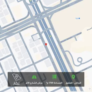 أرض للبيع في طريق الملك فهد الفرعي, العقيق, الرياض