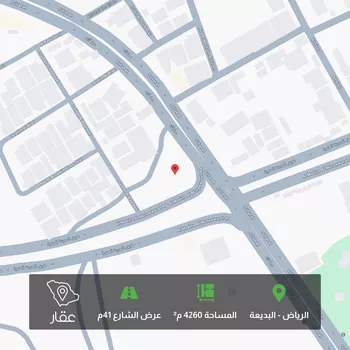 أرض للبيع في طريق المدينة المنورة, حي البديعة, الرياض