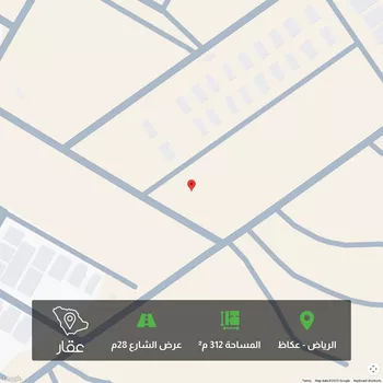 أرض للبيع في شارع رحمة الله السندي, حي عكاظ, مدينة الرياض, منطقة الرياض