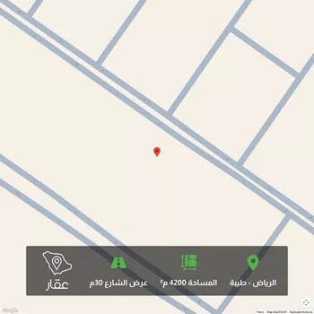 أرض للبيع في شارع الفرات, حي طيبة, مدينة الرياض, منطقة الرياض