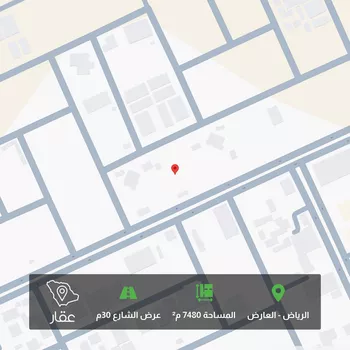 أرض للبيع في شارع عبدالرحمن بن مقبل, حي العارض, مدينة الرياض, منطقة الرياض