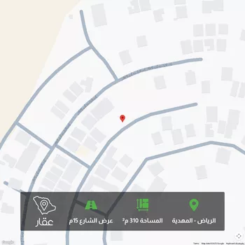 أرض للبيع في شارع محمد بن أحمد الفاسي, حي المهدية, مدينة الرياض, منطقة الرياض صورة 2