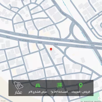 أرض للبيع في شارع معن بن حذيفة, حي العريجاء, مدينة الرياض, منطقة الرياض صورة 3