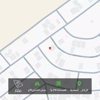 أرض للبيع في شارع فتيان بن محمد, حي المهدية, مدينة الرياض, منطقة الرياض