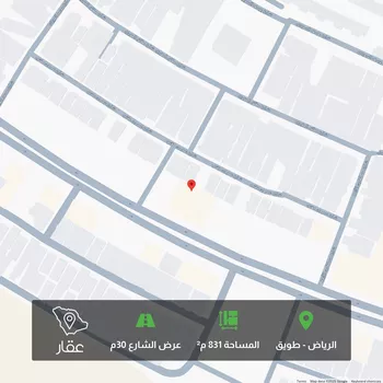 أرض للبيع في شارع الأمير سعود بن محمد بن مقرن, حي طويق, مدينة الرياض, منطقة الرياض