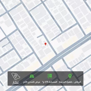 أرض للبيع في شارع سليم, حي ظهرة البديعة, مدينة الرياض, منطقة الرياض