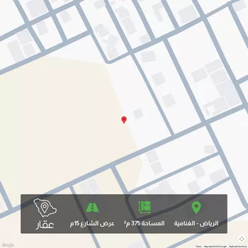 أرض للبيع في شارع شدا الاسفل, حي الغنامية, مدينة الرياض, منطقة الرياض