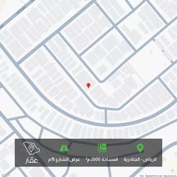 أرض للبيع في شارع رقم 109, حي الجنادرية, مدينة الرياض, منطقة الرياض
