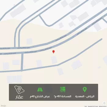 أرض للبيع في شارع عبدالملك بن عباس, حي المهدية, مدينة الرياض, منطقة الرياض