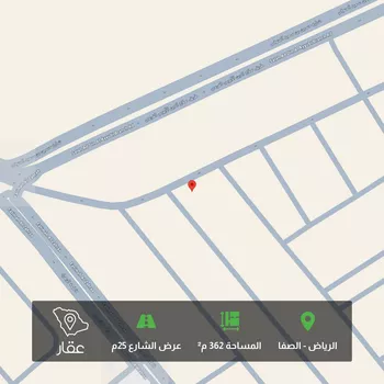 أرض للبيع في شارع خلف بن سعيد, حي الصفاء, مدينة الرياض, منطقة الرياض صورة 2