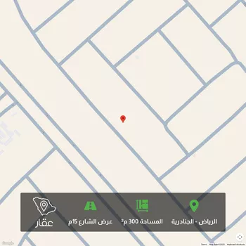 أرض للبيع في حي الجنادرية, مدينة الرياض, منطقة الرياض