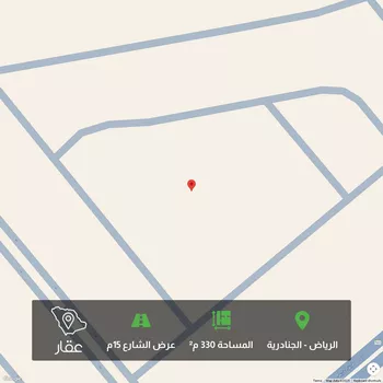 أرض للبيع في حي الجنادرية, مدينة الرياض, منطقة الرياض