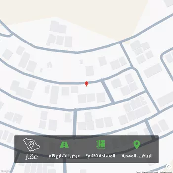 أرض للبيع في شارع أبي علي الصيرفي, حي المهدية, مدينة الرياض, منطقة الرياض