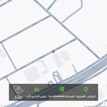 أرض للبيع في شارع الدفينة, حي العزيزية, مدينة الرياض, منطقة الرياض
