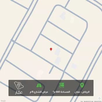 أرض للبيع في شارع طريف, حي الوادي, مدينة امارة منطقة الرياض - الجبيله, منطقة الرياض