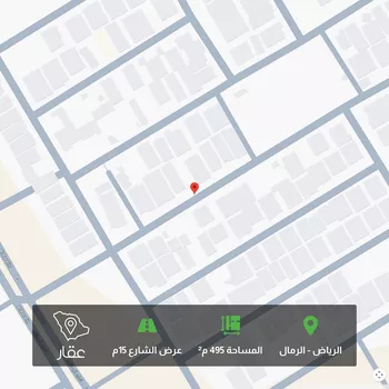 أرض للبيع في حي ، شارع الشيخ عمر بن محمد السبيل ، حي الرمال ، الرياض ، منطقة الرياض