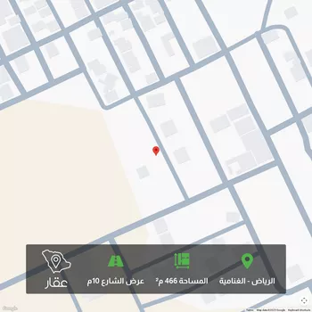أرض للبيع في شارع المحكمه, حي الغنامية, مدينة الرياض, منطقة الرياض صورة 2