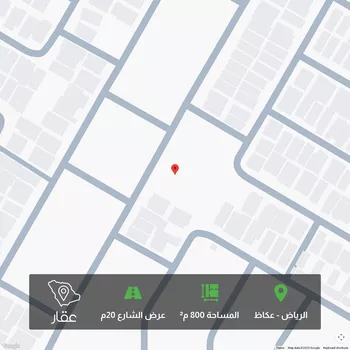 أرض للبيع في شارع محمد سعيد سنبل, حي عكاظ, مدينة الرياض, منطقة الرياض