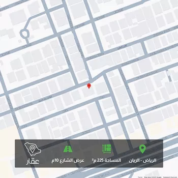 أرض للبيع في شارع غبرة, حي الريان, مدينة الرياض, منطقة الرياض