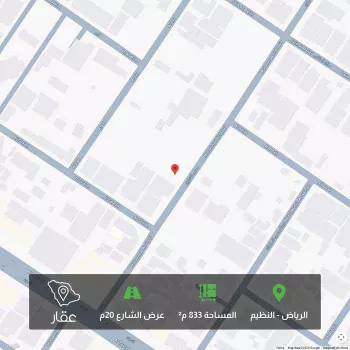 أرض للبيع في شارع محمد الشاوي, حي النظيم, مدينة الرياض, منطقة الرياض