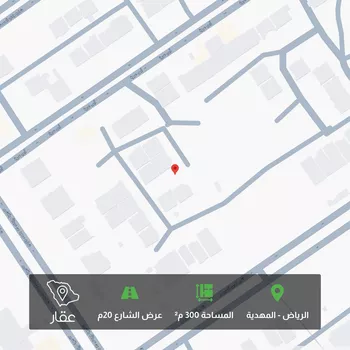 أرض للبيع في شارع أحمد الزنجاني, حي المهدية, مدينة الرياض, منطقة الرياض
