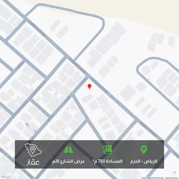 أرض للبيع في شارع سفيان بن الحارث, حي الحزم, مدينة الرياض, منطقة الرياض