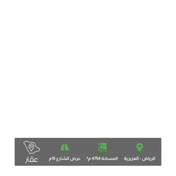 أرض للبيع في شارع ممر121, حي العزيزية, مدينة الرياض, منطقة الرياض