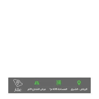 أرض للبيع في شارع علي بن حسن صيرفي ، حي الشرق ، الرياض ، منطقة الرياض