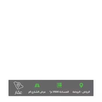 أرض للبيع في شارع ابن مهنا ، حي الروضة ، الرياض ، منطقة الرياض