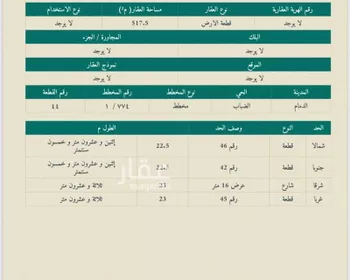 أرض للبيع في شارع 12ب, حي الضباب, مدينة الدمام, المنطقة الشرقية صورة 2