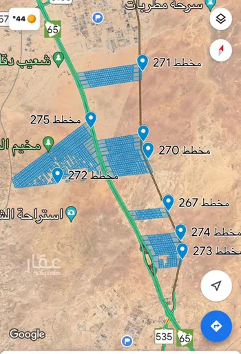 أرض للبيع في حي دقله, مدينة دقله, منطقة الرياض صورة 2