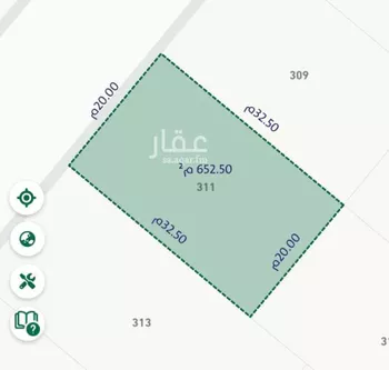 أرض للبيع في شارع أبي شجاع اللوزي, حي البساتين, مدينة الخرج, منطقة الرياض