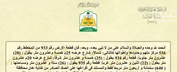 أرض للبيع في شارع عمر ابن الخطاب, حي ملهم, مدينة ملهم, منطقة الرياض صورة 2