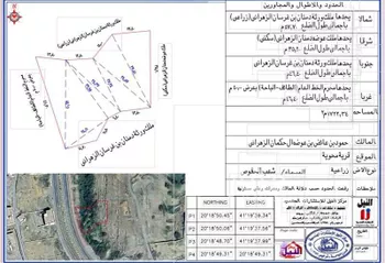 أرض للبيع في مدينة محويه, منطقة الباحة صورة 2