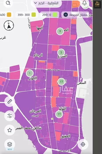 أرض للبيع في شارع نجم الدين الايوبي, حي الكوثر, مدينة الخبر, المنطقة الشرقية صورة 4