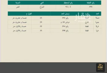 أرض للبيع في شارع 39ب, حي الشراع, مدينة الخبر, المنطقة الشرقية صورة 4