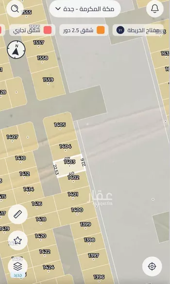 أرض للبيع في شارع بدون, حي الوفاء, مدينة جدة, منطقة مكة المكرمة