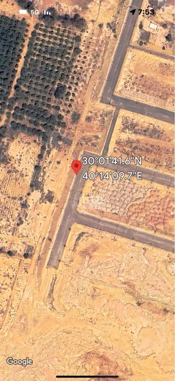 أرض للبيع في حي النفل, مدينة سكاكا, منطقة الجوف صورة 2