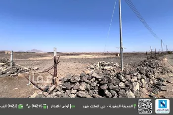 أرض للإيجار في حي وادي البطان, مدينة المدينه المنوره, منطقة المدينة المنورة