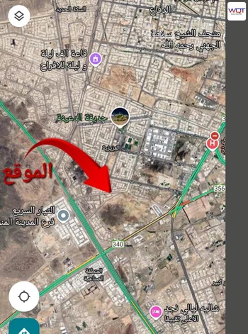 أرض للبيع في شارع سعد بن ابي ذباب الحجازي, حي العزيزية, مدينة المدينه المنوره, منطقة المدينة المنورة صورة 2