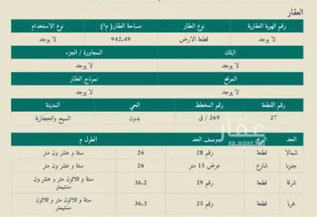 أرض للبيع في شارع بدون, مدينة السيح والحجازيه, منطقة القصيم