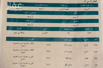أرض للبيع في شارع طريق الملك فهد الفرعي, حي المحمدية, مدينة حوطه بنى تميم, منطقة الرياض