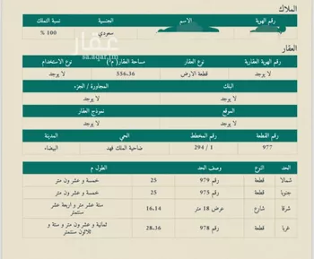 أرض للبيع في شارع جرول بن الاحنف, حي ضاحية الملك فهد, مدينة الدمام, المنطقة الشرقية صورة 2