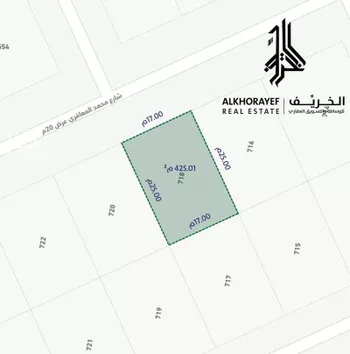 أرض للبيع في شارع محمد المعافري, حي العارض, مدينة الرياض, منطقة الرياض صورة 2
