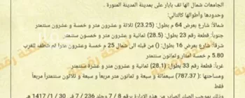 أرض للبيع في شارع  الترمذي, حي العزيزية, مدينة المدينه المنوره, منطقة المدينة المنورة