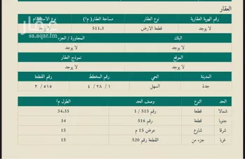 أرض للبيع في شارع إبراهيم بن عبد العزيز, حي السهل, مدينة جدة, منطقة مكة المكرمة صورة 2