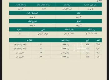 أرض للبيع في حي اليسر, مدينة جدة, منطقة مكة المكرمة