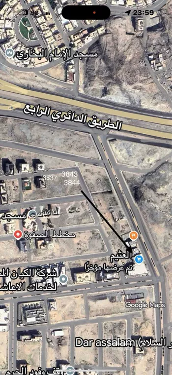 أرض للبيع في شارع أبي رشيد بن غانم, حي الصفوة, مدينة مكه المكرمه, منطقة مكة المكرمة صورة 4