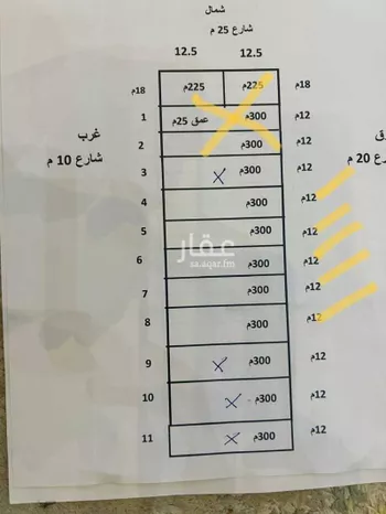 أرض للبيع في شارع حسين باسلامه, حي الرمال, مدينة الرياض, منطقة الرياض صورة 3